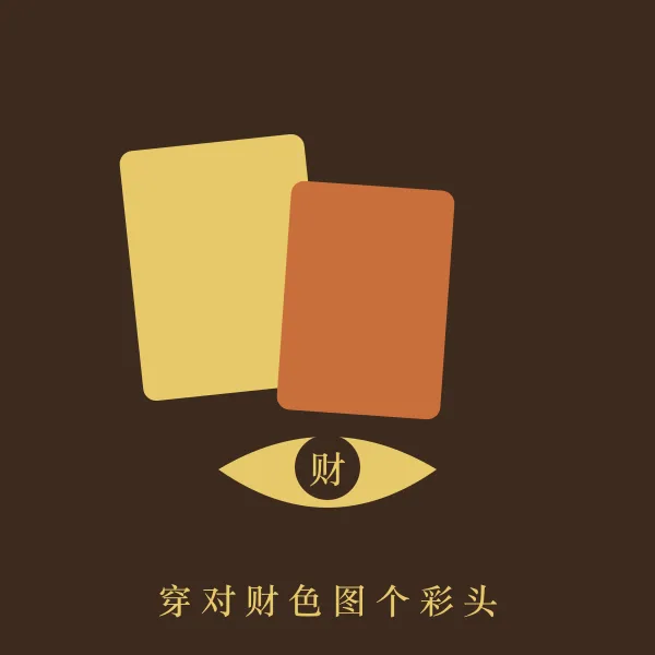 招财色钱包与配饰摆拍